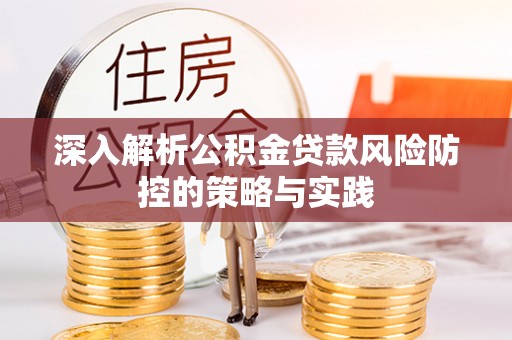 桐庐深入解析公积金贷款风险防控的策略与实践