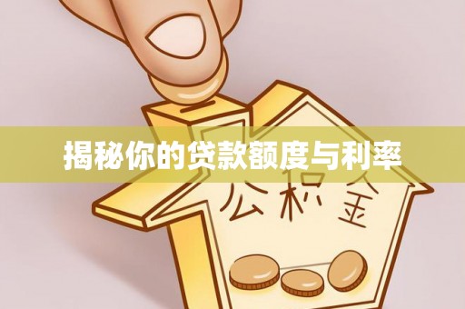 桐庐揭秘你的贷款额度与利率